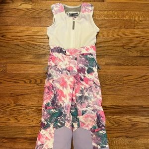 EUC girls Spyder snow/ski bibs size 4